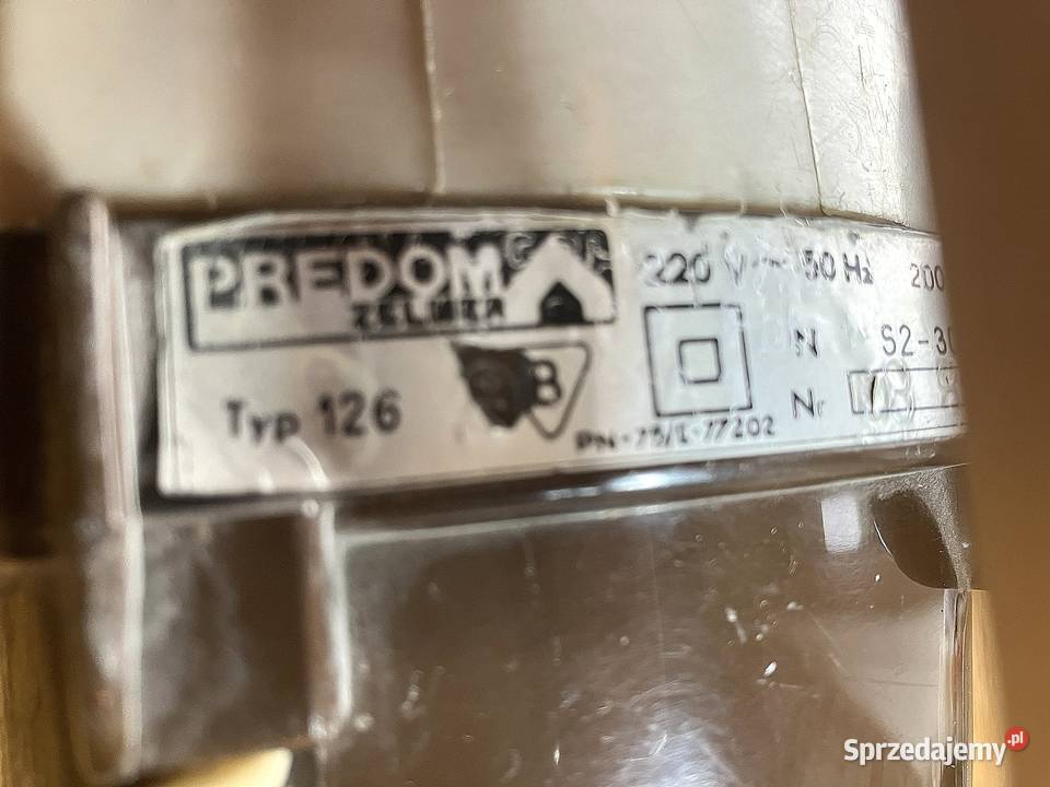Zabytek odkurzacz samochodowy Predom Zelmer typ Warszawa
