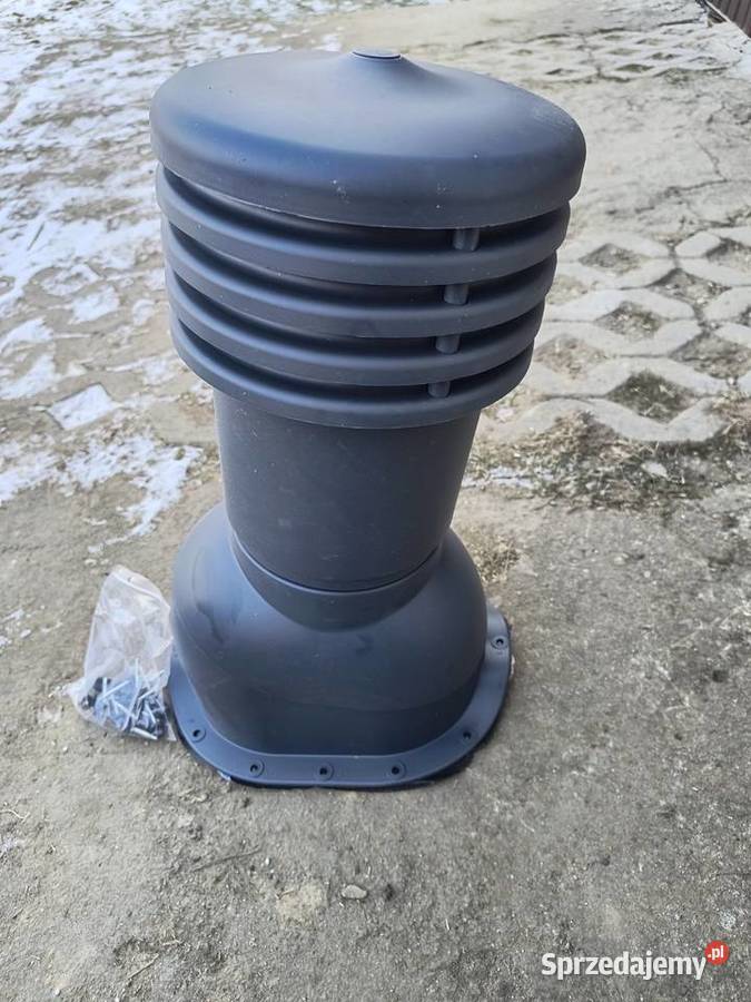Kominek wentylacyjny fi 125 antracyt Dom i Ogród Rożnów