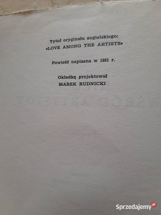 Miłość wśród artystów George Bernard Shaw 1957 Bielsko-Biała