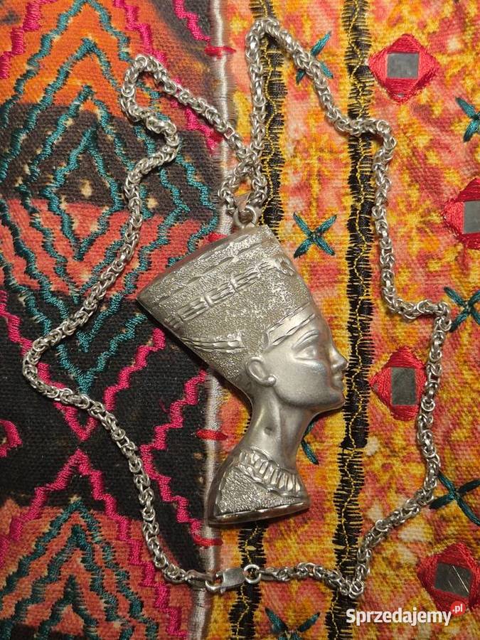 Wisiorek Nefretete z łańcuszkiem dolnośląskie Wrocław