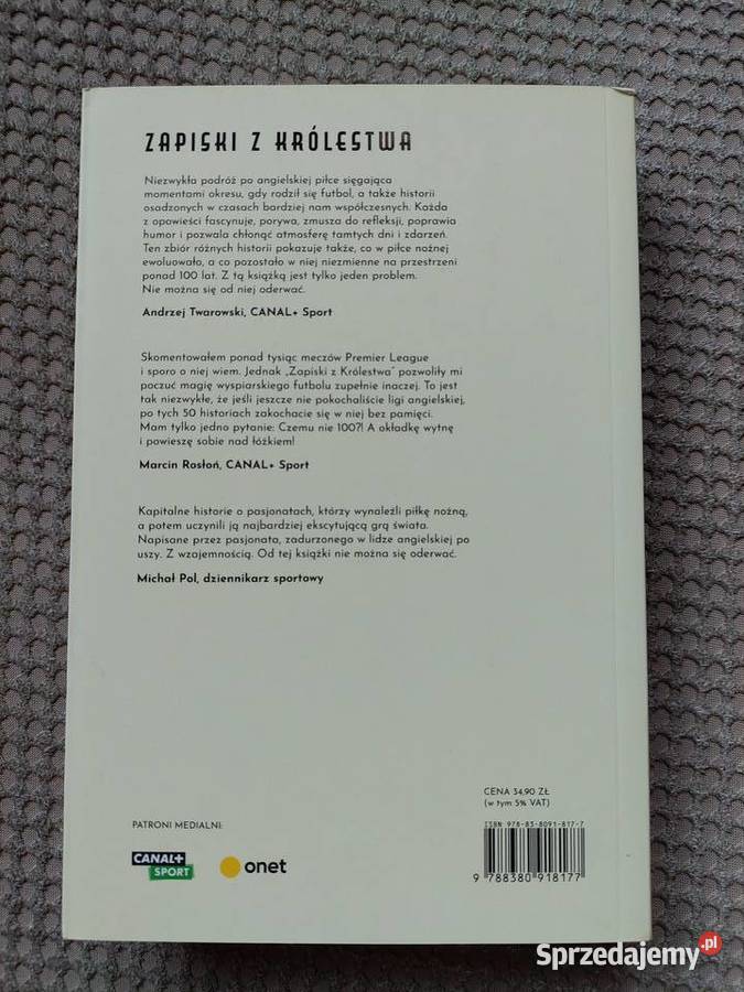 nowa Zapiski z Królestwa Przemysław Rudzki Rok wydania 2019 Pozostałe Kraków