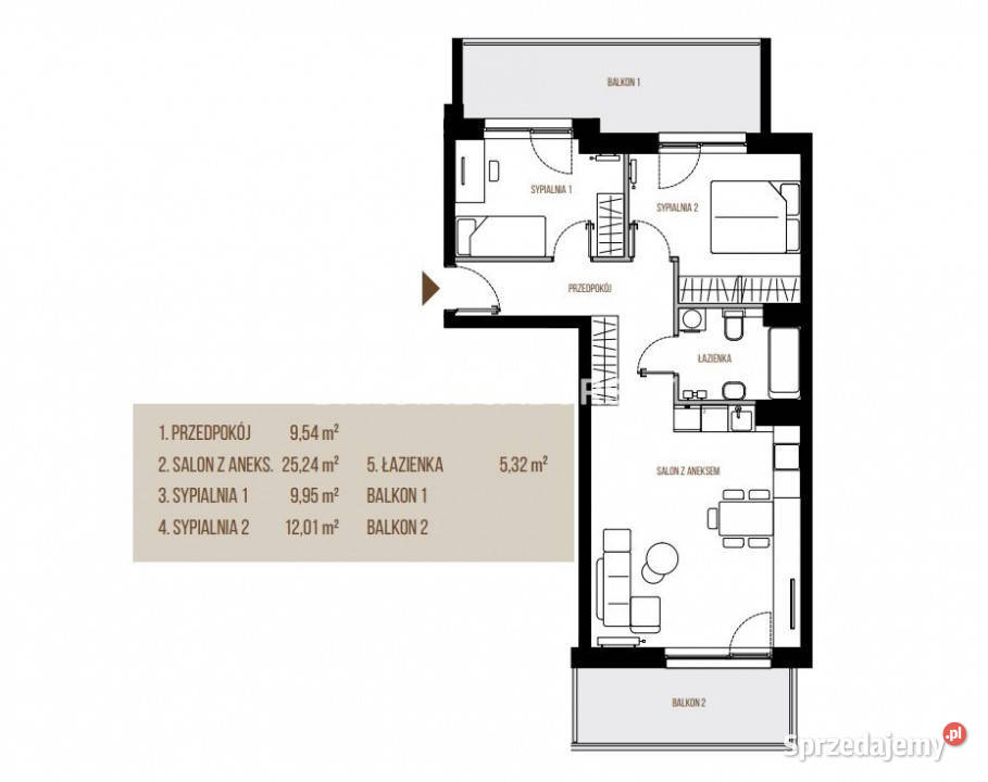 Mieszkanie 6206m2 3pokojowe Kraków Wadowicka