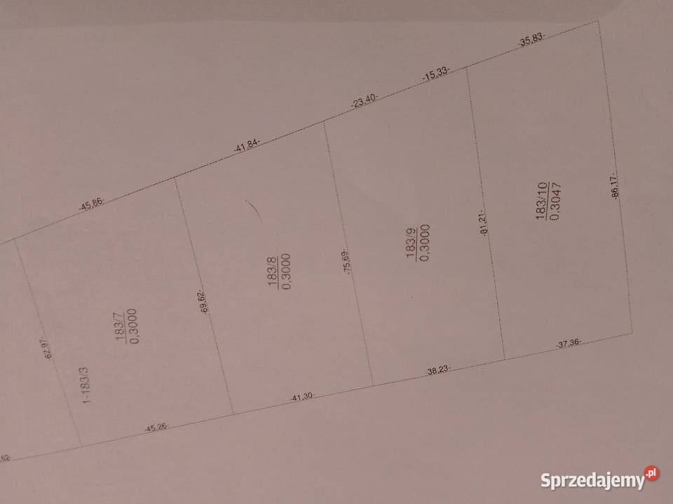 Sprzedam działki budowlane 3000 m2 Bernów