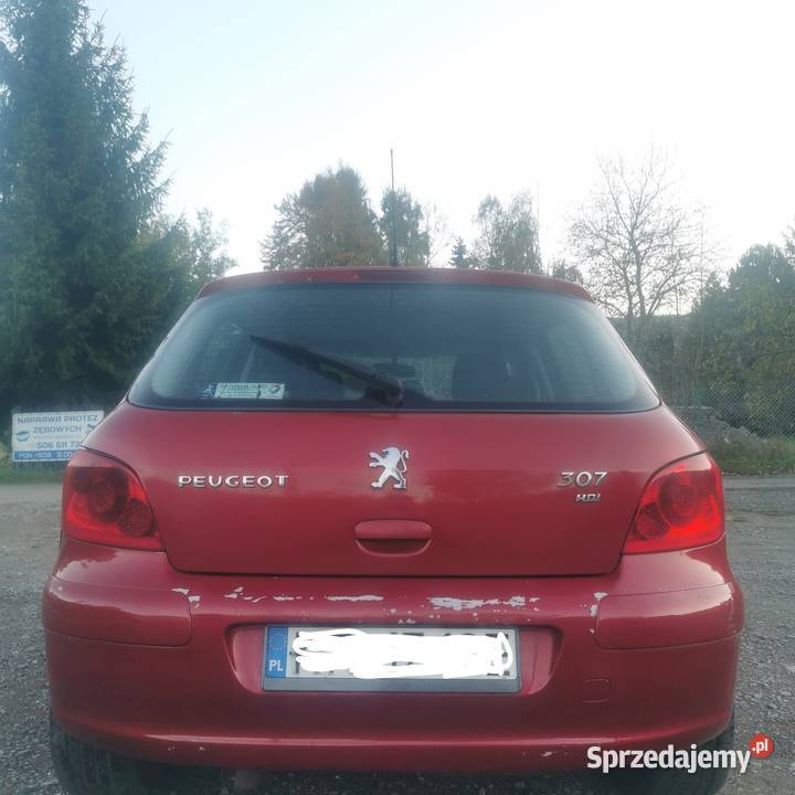 Peugeot 307 16 hdi 2007 CD Myślenice