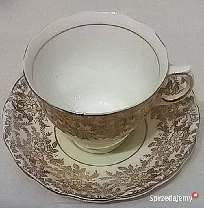 Filiżanka porcelanowa z talerzykiem mazowieckie Radom