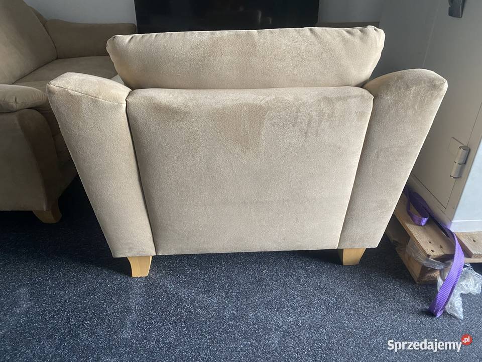 Komplet wypoczynkowy sofa 2 fotele i stolik Reguły