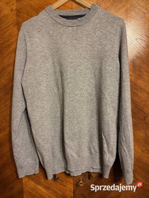 Sweter męski M PullBear szary ciepły dzianina z Wkładane przez głowę  Częstochowa sprzedam