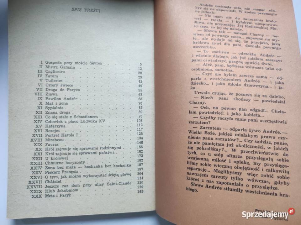 Hrabina de Charny Aleksandre Dumas powieść Rok wydania 1987 Kielce