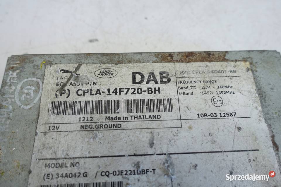 Range Rover Evoque STEROWNIK moduł CPLA14F720BH osobowe Rudka
