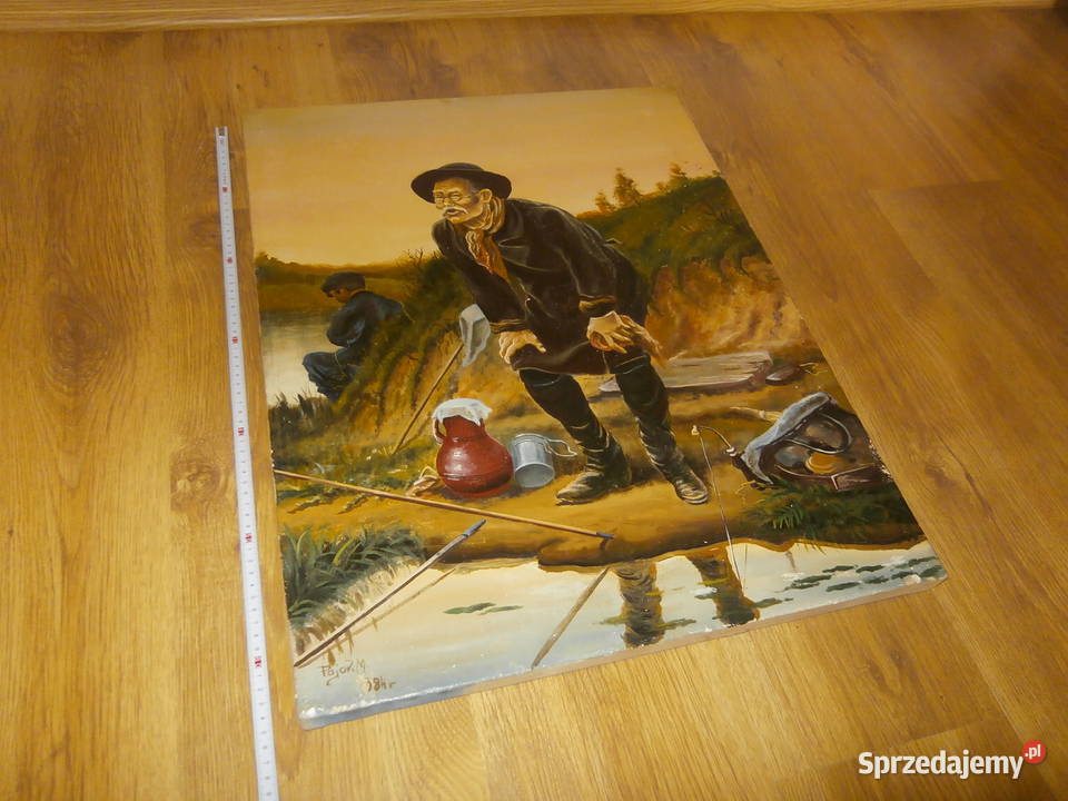 Obraz na płótnie PajorM 1984r ładny stan Łódź sprzedam