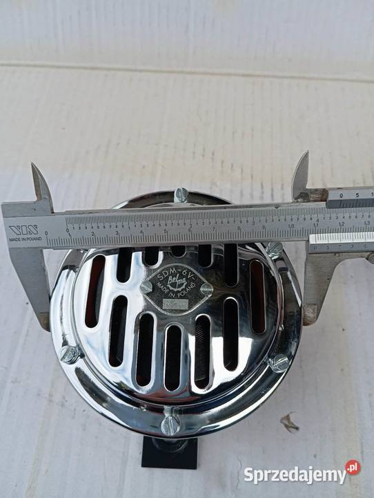 SYGNAŁ KLAKSON BELMA 6V JUNAK SHL CHROM Niemodlin