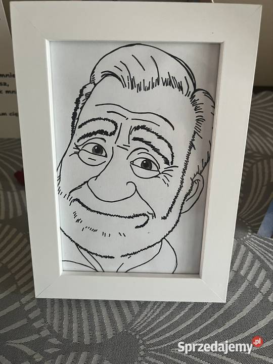 Obraz katykatura handmade Poznań