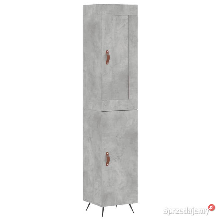Wysoka szafka szarość betonu 345x34x180 mazowieckie Warszawa sprzedam