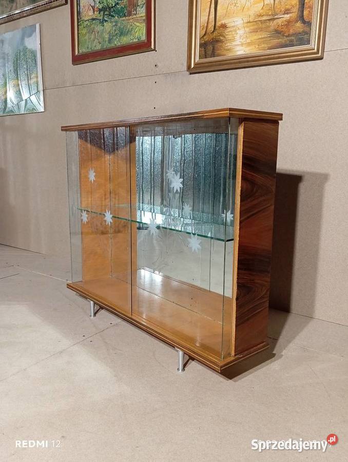 Biblioteczka PRL Transport Kredensy i witryny Myszków