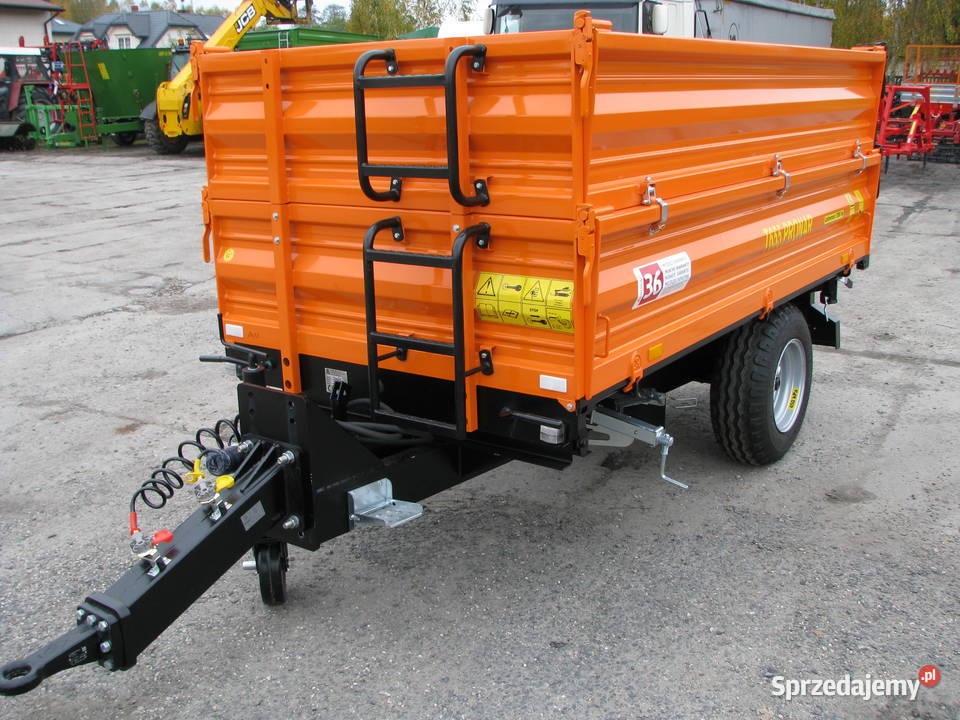 Przyczepa jednoosiowa 25tony T655 PRONAR Opoczno sprzedam