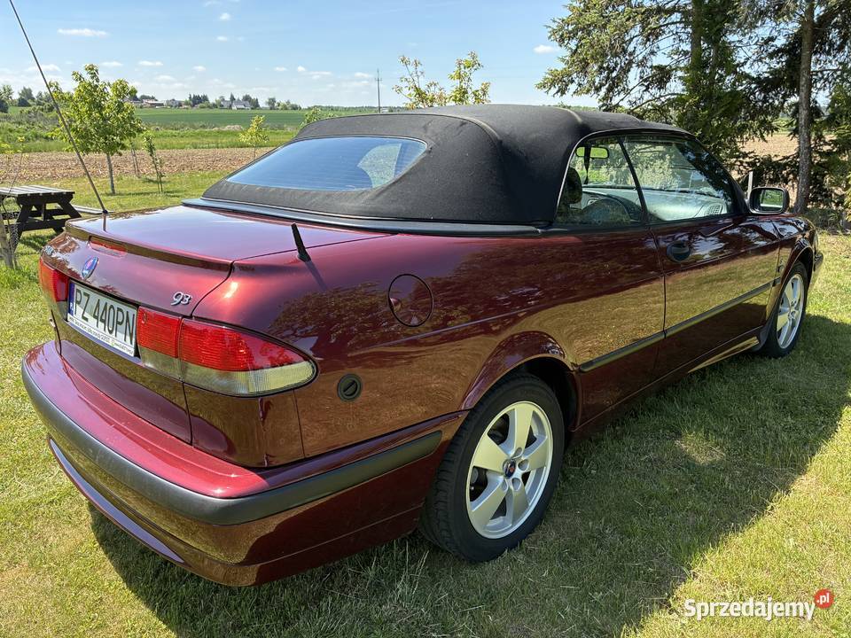 Saab 93 cabrio 20 Turbo LPG ładny nieuszkodzony wielkopolskie Poznań