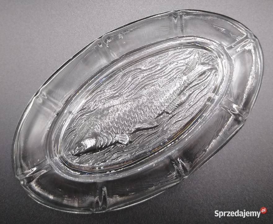 Miseczka z wzorem ryby Szkło Gdańsk