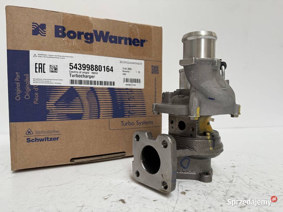 Nowa turbosprężarka BorgWarner KKK Siedlce sprzedam