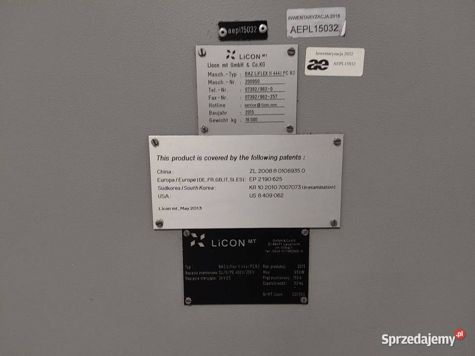 Centrum obróbcze 5osi Licon BAZ LiFLEX 444i PC