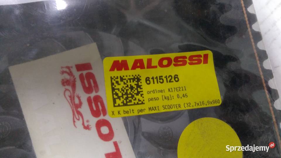 Pasek napędowy wariatora Malossi MHR X K Belt podlaskie Bielsk Podlaski