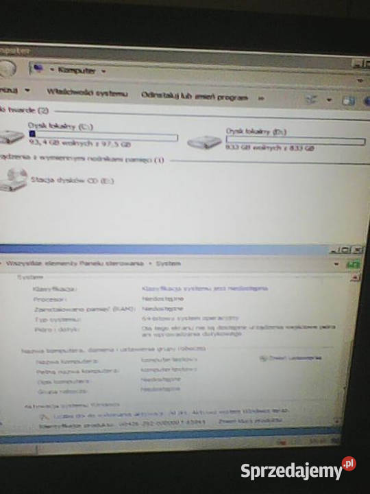 Komputer stacjonarny E3400 2Gb Ram dysk 1TB NIE Piotrków Trybunalski