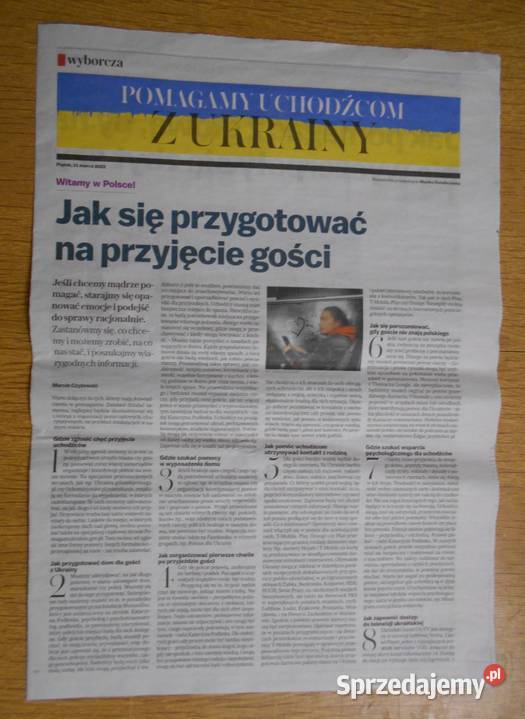Pomagamy uchodźcom z Ukrainy Gazeta Wyborcza