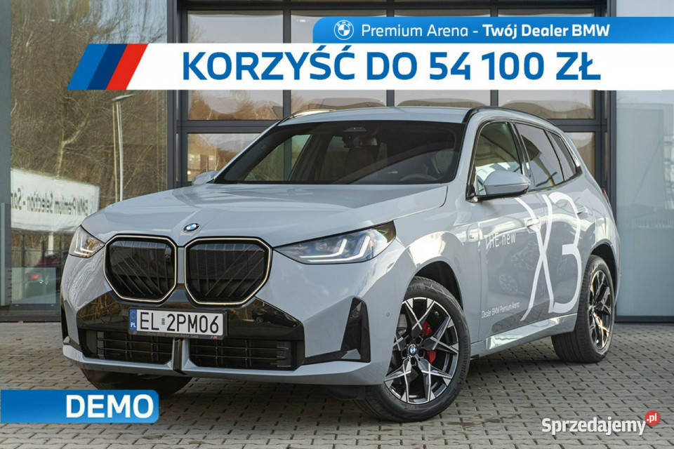 BMW X3 NOWE BMW X3 20d xDrive DEMO G45 2024 pełny VAT Łódź sprzedam