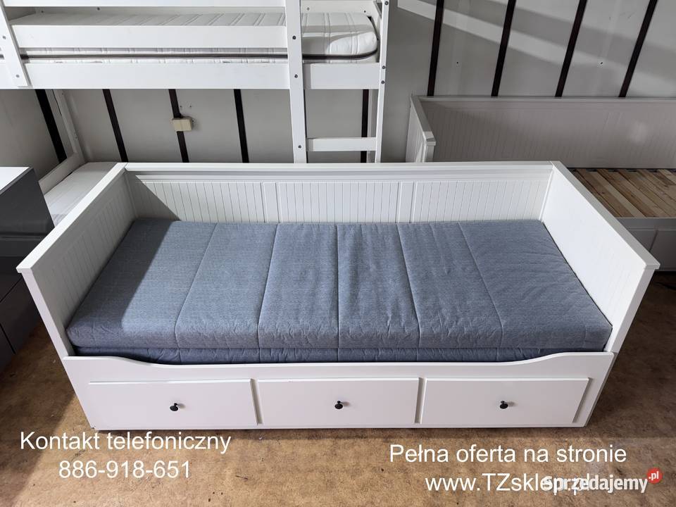 IKEA HEMNES Leżanka Łóżko z 3 szufladami 2 Rybnik