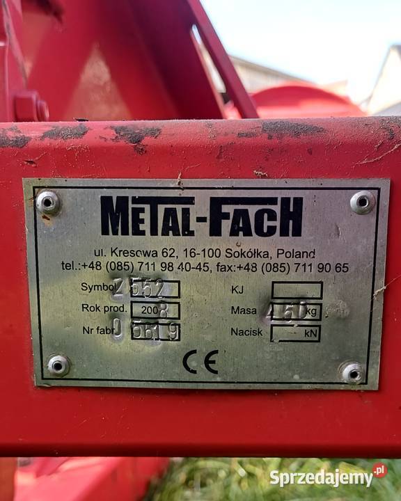 Owijarka bel Sokół Z 552 Metal-Fach Ciepielów