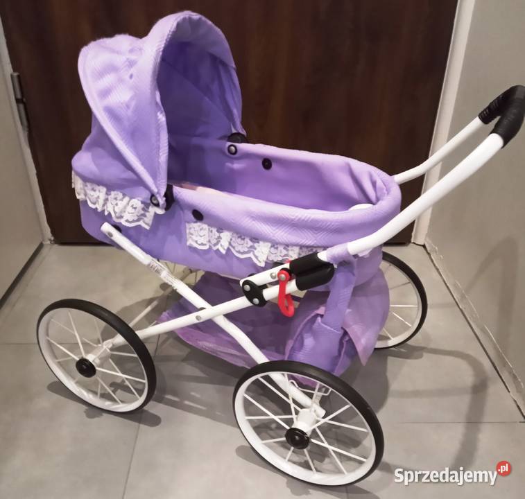 Wózek lalkowy Ewa retro lalka ręcznie robiona Lalki i akcesoria