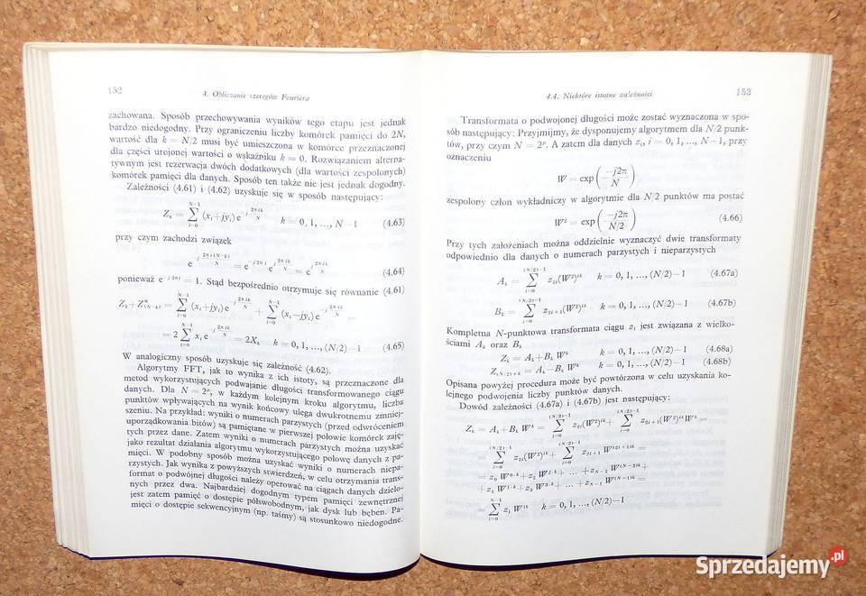 T Otnes Enochson Analiza numeryczna szeregów technika, nauki techniczne Warszawa