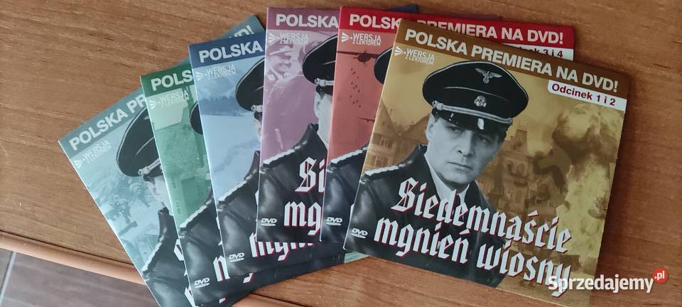 Siedemnaście Mgnień Wiosny Pełny serial 6 DVD Gliwice