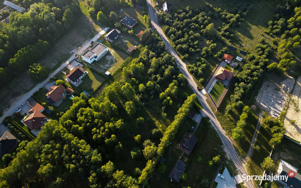 Duża działka 9876 m lesie Pabianic łódzkie Jadwinin sprzedam