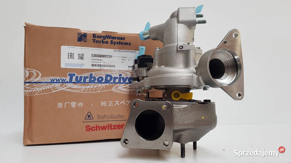 Nowa turbosprężarka BorgWarner KKK 53049980131 osobowe Silniki i osprzęt Siedlce