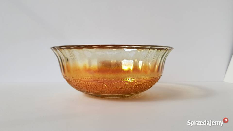 Iryzowana miska miseczka carnival glass szkło Porcelana i szkło Dąbrowa Górnicza