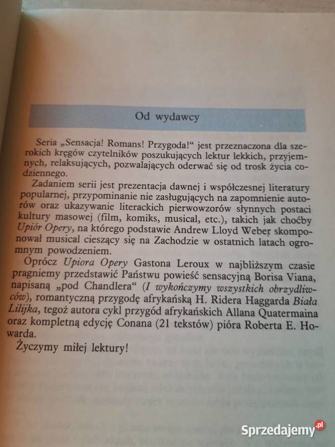 Błękitni Maria Rodziewiczówna ALFA 1989 śląskie Bielsko-Biała