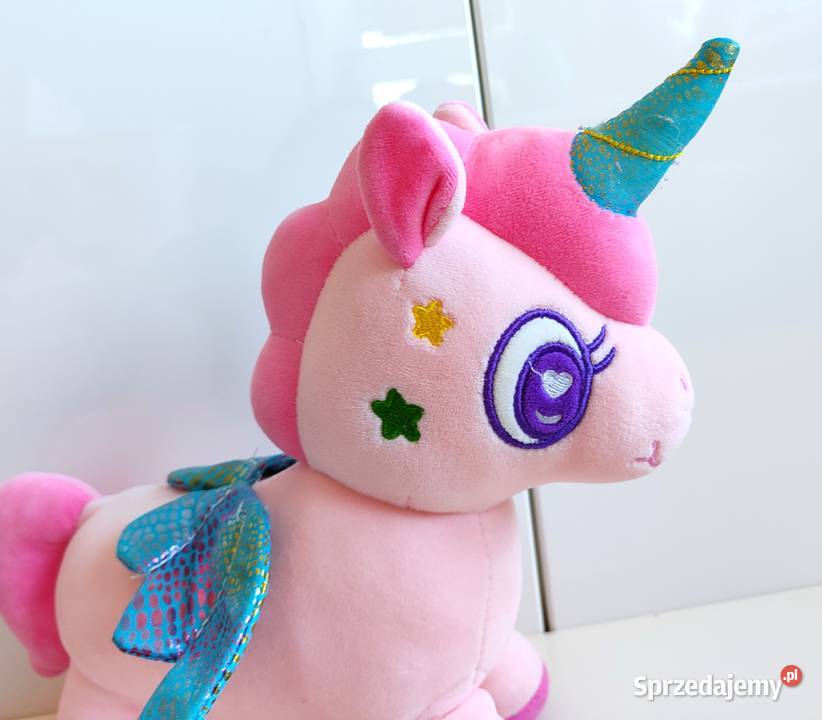 Nowa maskotka Tęczowy Jednorożec Rainbow Unicorn Katowice