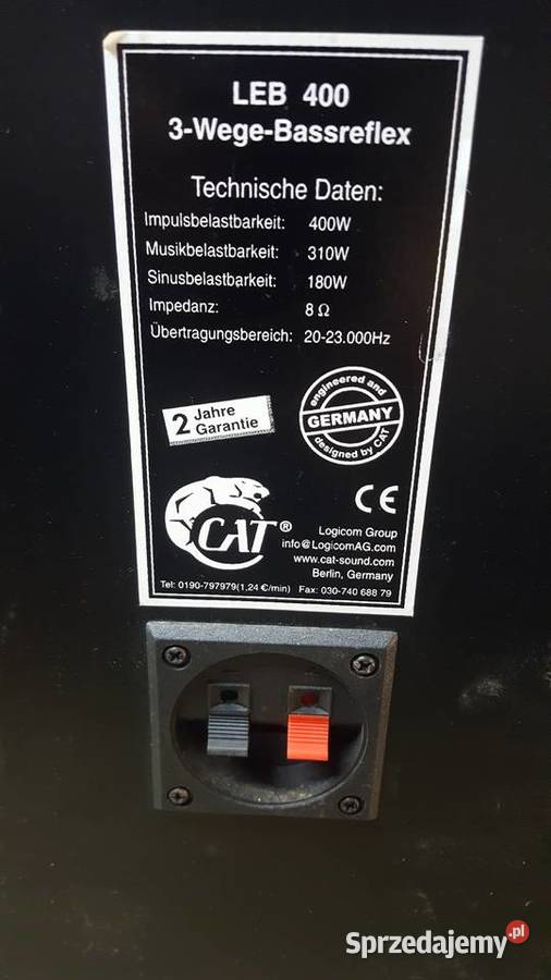 Kolumny podłogowe Cat Leb 400 Żory