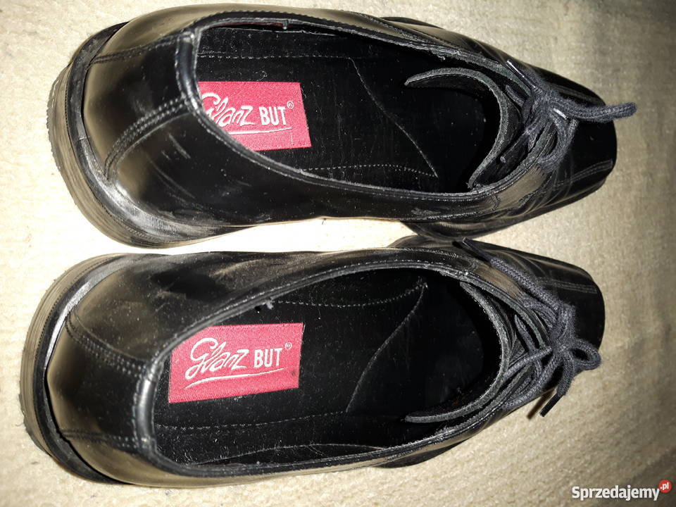 półbuty męskie skórtzane czarne skóra Chrzanów
