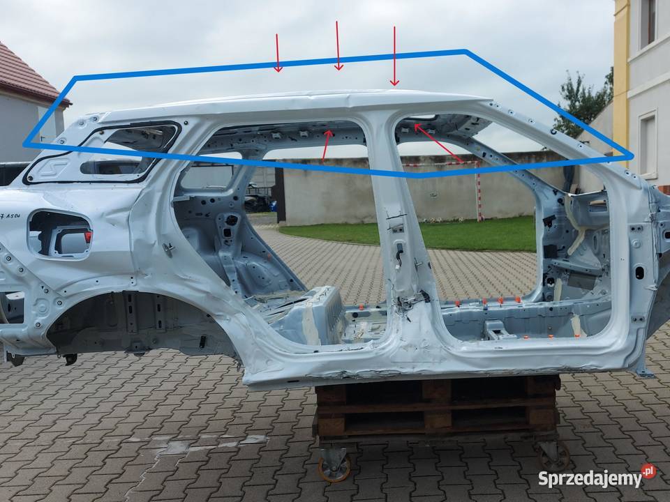 Jaecoo 7 PHEV 2025r dach poszycie płat dachu dolnośląskie