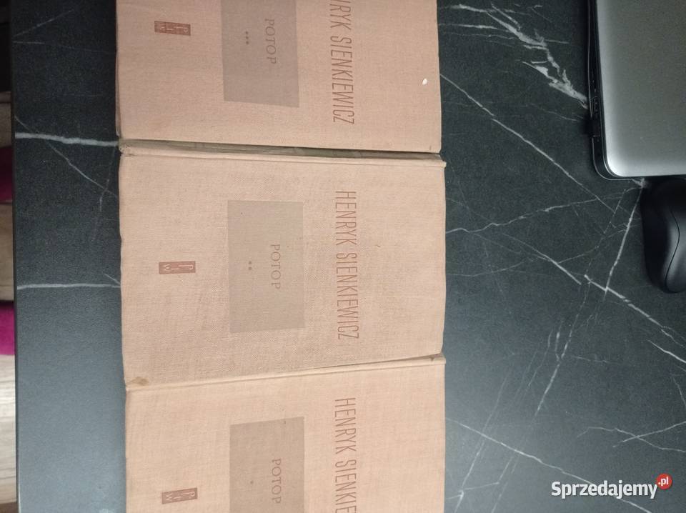 Potop Henryka Sienkiewicza 3 tomy twarda Szczecin