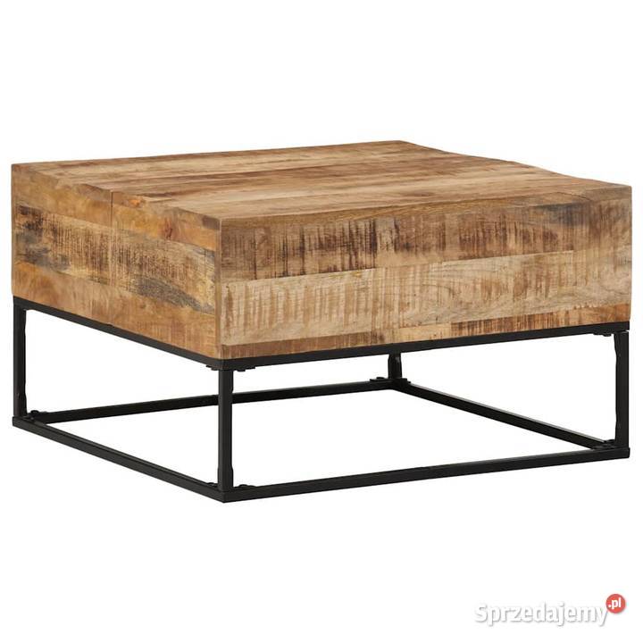 vidaXL Stolik kawowy 68x68x41 surowe drewno Stoliki kawowe i ławy mazowieckie Warszawa