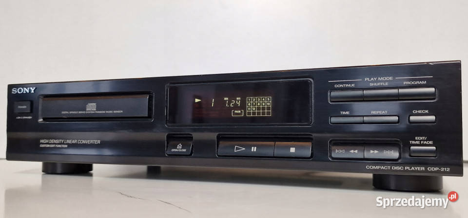 SONY odtwarzacz kompaktowy CD player CDP 212 Międzychód