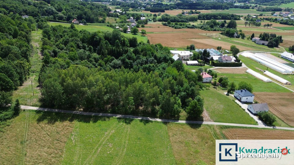 Działka Odrzykoń 1677m2 szambo
