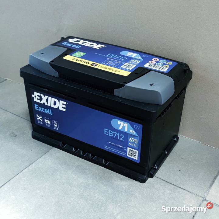 788x645x112 Akumulator Exide Excell 71Ah 670A Pozostałe