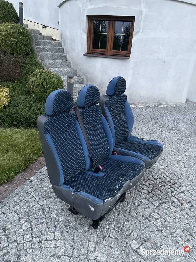 Komplet siedzeń Scudo Jumpy Expert dostawcze Męcina