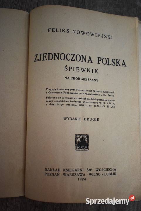 Zjednoczona Polska Feliksa Nowowiejskiego 1924