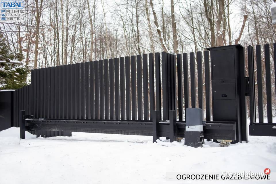 Brama aluminiowa przesuwna skrzydłowa Lublin