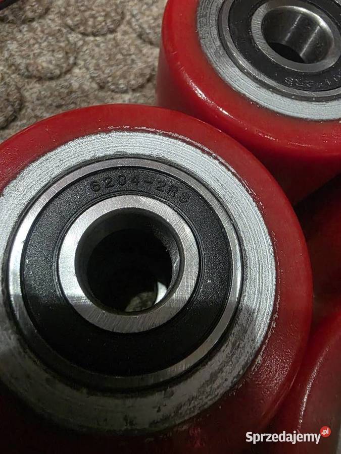 Zestaw 4 rolek do paleciaka 80x70 mm poliuretan Sandomierz