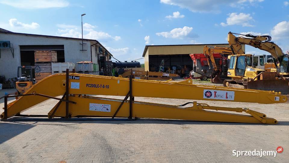 Ramie long reach z łyżką do koparki Komatsu pełny VAT Sochaczew sprzedam
